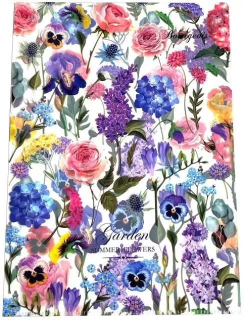 Teczka A4+ plastikowa koszulka L Kwiaty - tantis.pl