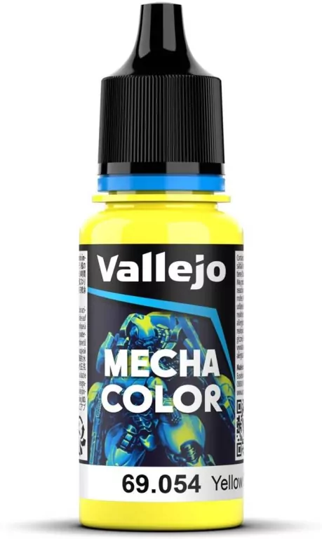 Vallejo: 69.054 - Mecha Color - Yellow Fluorescent (17 ml) - tantis.pl