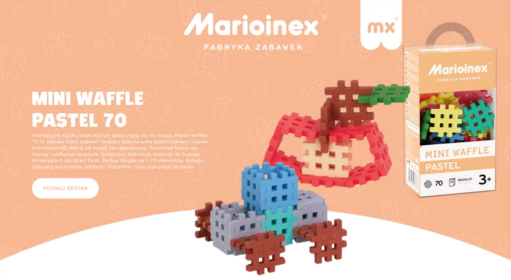 Mini Waffle Pastel 70 - tantis.pl