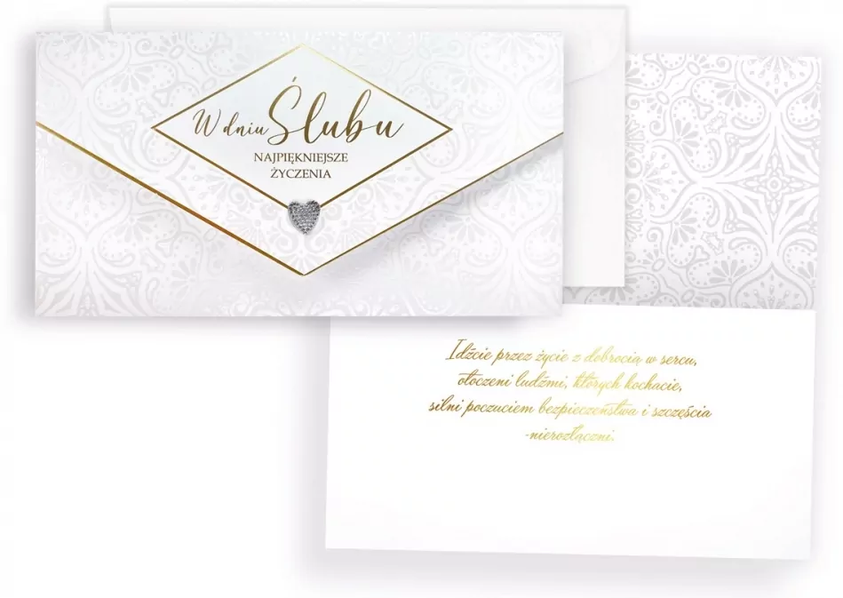 Karnet okolicznościowy. Ślub. Kukartka. Passion Cards - tantis.pl