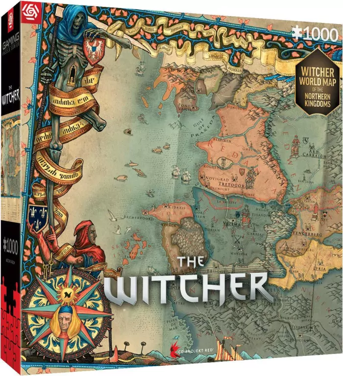 Puzzle 1000. Wiedźmin: The Nothern Kingdoms - tantis.pl