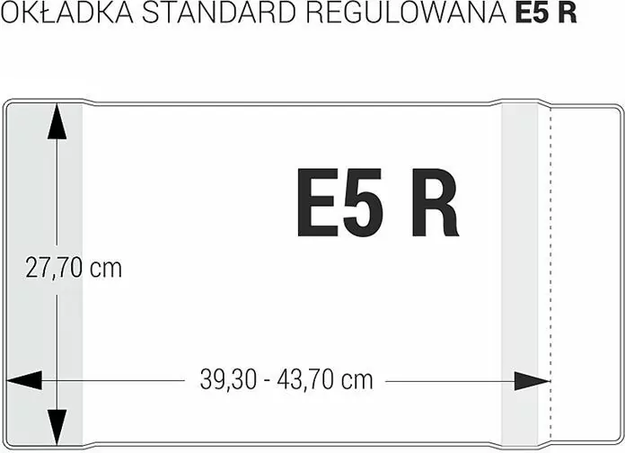 Okładka standard E5 - 277 regul bezbarwna - tantis.pl