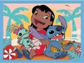 Trefl. Puzzle 2w1 + memos. Wesoły dzień Lilo&Stitch - tantis.pl