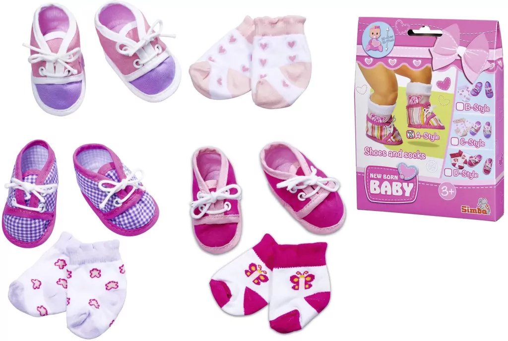 New Born Baby Buciki i skarpetki, 4 rodzaje - tantis.pl