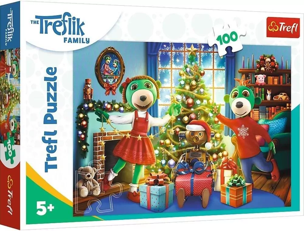 Puzzle 100. Zimowe Trefliki - tantis.pl