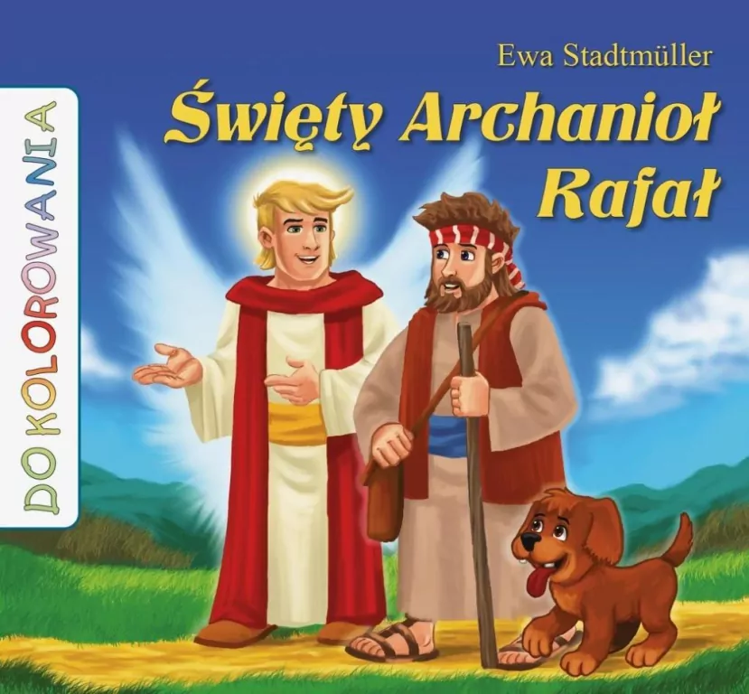 Święty Archanioł Rafał - kolorowanka - tantis.pl