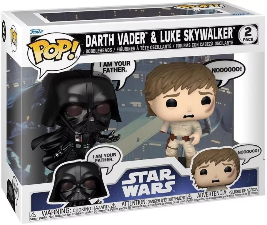 Figurka Funko POP Star Wars: Darth Vader and Luke - tantis.pl