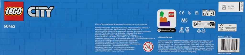 LEGO® Zestaw z helikopterem, wozem strażackim i łodzią podwodną 60462 - tantis.pl