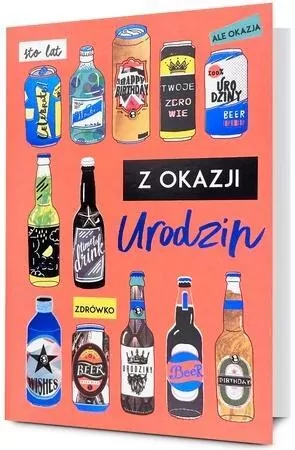 Karnet B6 Urodziny - tantis.pl