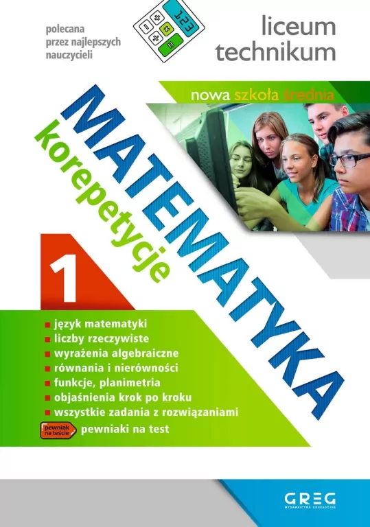 Matematyka. Korepetycje 1. Liceum i technikum - tantis.pl