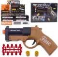 Pistolet na naboje czarno-brązowy 13,5cm - tantis.pl
