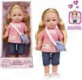 Lalka Natalia w różowej tunice 36cm - tantis.pl
