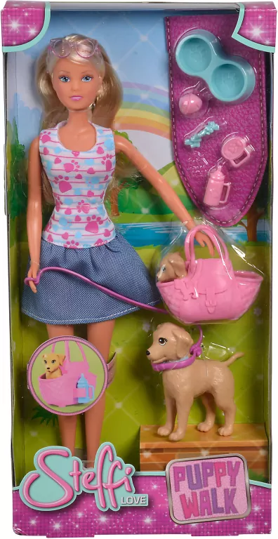 Steffi na spacerze z psami. Steffi Love - tantis.pl