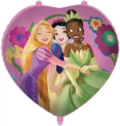 Balon foliowy 46cm Serce Princess Live Your Story