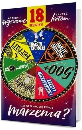 Karnet B6 Urodziny 18 - tantis.pl