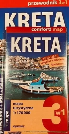 Kreta 3w1 przewodnik+atlas+mapa - tantis.pl