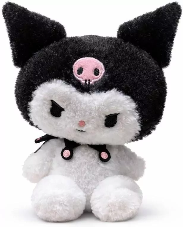 Hello Kitty Fluffy Kuromi Czarna 18cm - tantis.pl