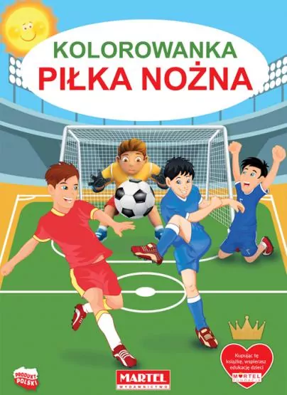 Piłka nożna. Kolorowanka - tantis.pl