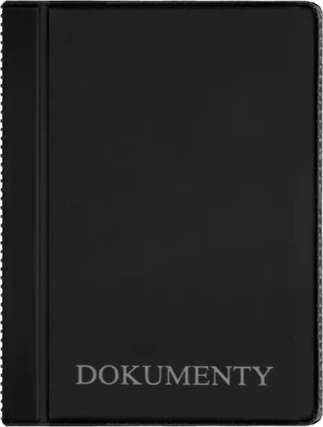 Okładka na dokumenty mini standard czarna - tantis.pl