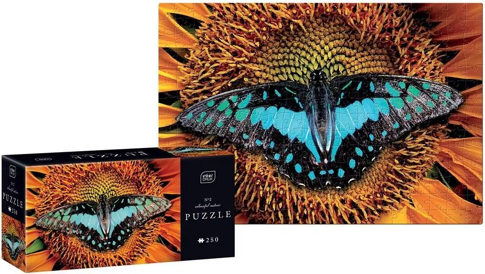 Puzzle 250. Colourful Nature 2 Butterfly - tantis.pl