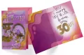Karnet B6 konfetti KNF-034 Urodziny 30 damskie - tantis.pl