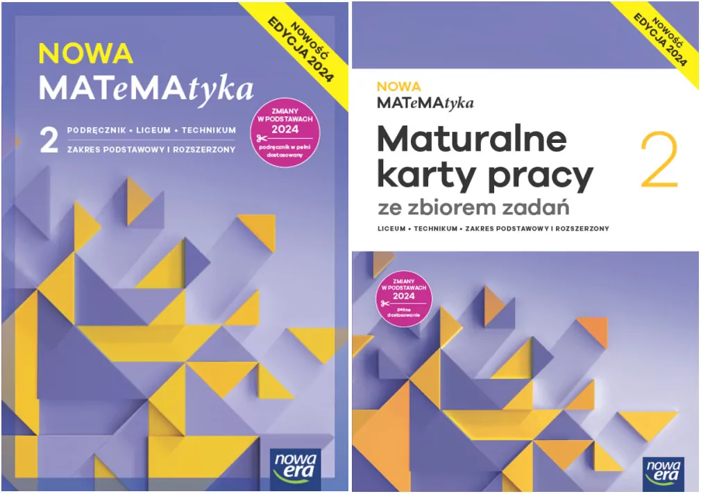 Pakiet: NOWA MATeMAtyka 2. Podręcznik + Maturalne karty pracy ze zbiorem zdań dla liceum i technikum. Zakres podstawowy i rozszerzony - tantis.pl