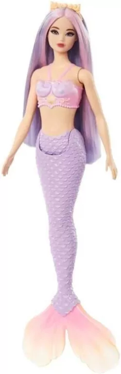 Barbie Lalka Syrenka Fioletowy ogon - tantis.pl