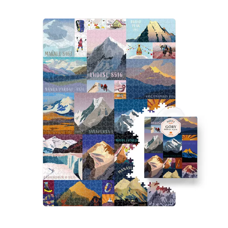 CzuCzu. Puzzlove. Góry 8000m n.p.m. 1000 el. - tantis.pl