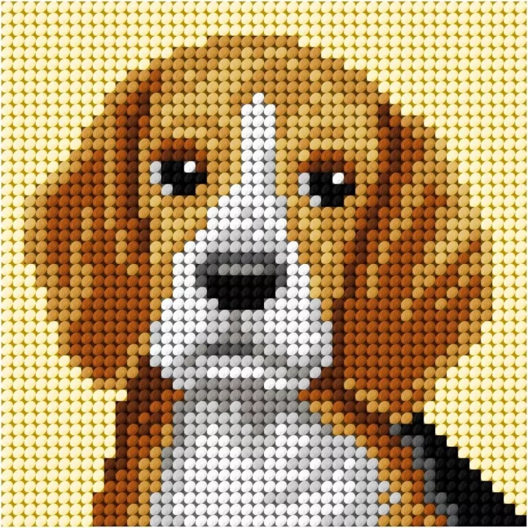 Haft. Moje pierwsze wyszywanie - Beagle - tantis.pl