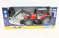 Traktor Massey Ferguson. Pojazd rolniczy z ładowarką. 7624 BRUDER - tantis.pl