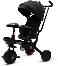 Rowerek 3-kołowy Peony EVA czarny