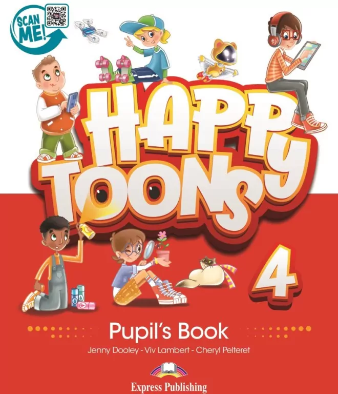 Happy Toons 4 ed. międzynar. PB + DigiBook (kod) - tantis.pl