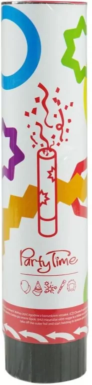 Wyrzutnia konfetti 20cm - tantis.pl