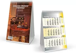 Kalendarz 2024 Biurkowy trójdzielny SB11