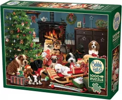 Puzzle 1000 Świąteczne szczenięta G3