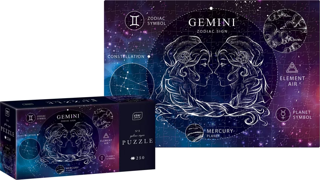 Puzzle 250 Zodiac Signs 3 Gemini - tantis.pl