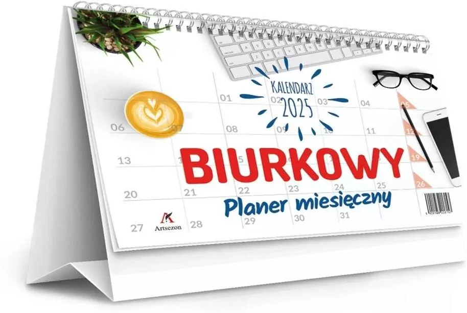 Kalendarz 2026 biurkowy planer stojący 24x15cm - tantis.pl