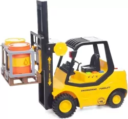 Wózek widłowy z akcesoriami światło i dźwięk