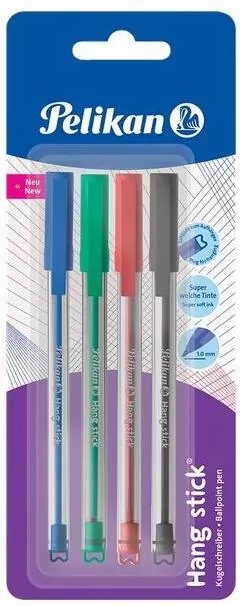 Długopis Hang Stick 1mm 4 kolory PELIKAN - tantis.pl
