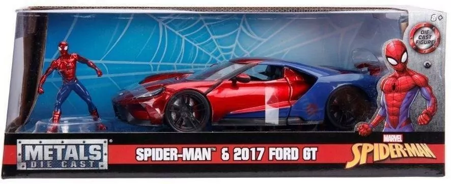 Spiderman. Samochód z figurką 2017 Ford GT - tantis.pl