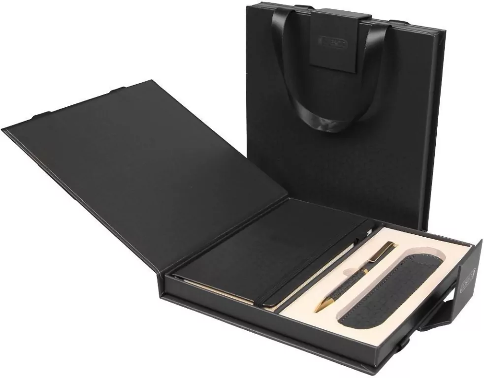 Długopis + notes Premium czarny - tantis.pl