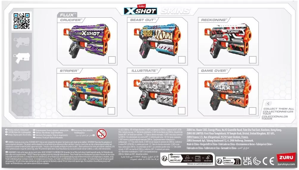 Wyrzutnia SKINS FLUX (8 Strzałek) Beast Out - tantis.pl