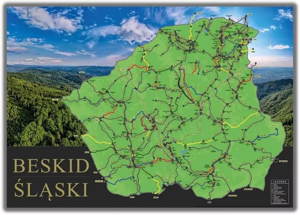 Mapa Zdrapka - Beskid Śląski - tantis.pl