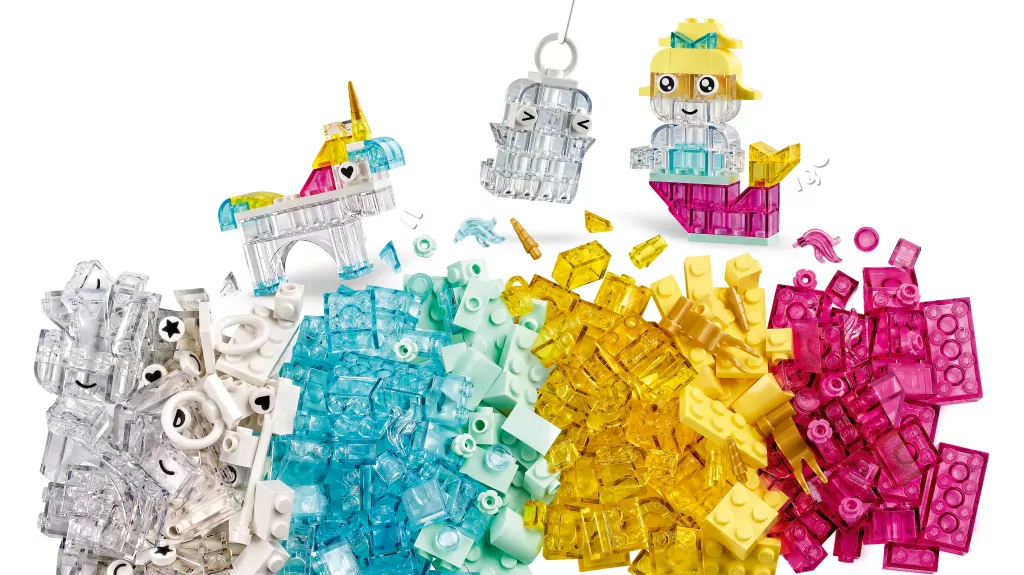 LEGO® Classic. Magiczny zestaw z przezroczystymi klockami 11040 - tantis.pl