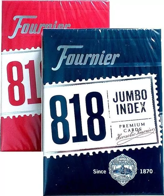 Fournier no 818 - 2 jumbo index red/blue - tantis.pl
