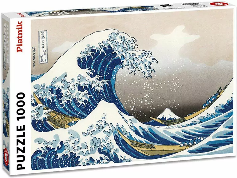 Puzzle 1000 - Hokusai, Wielka Fala PIATNIK - tantis.pl