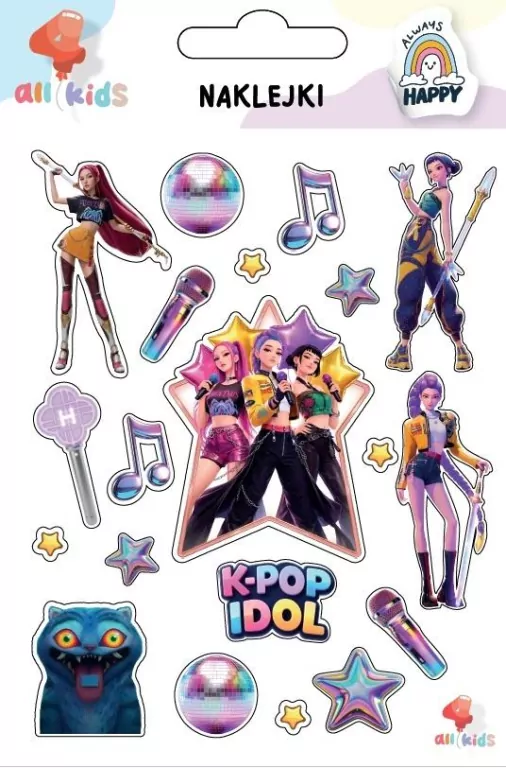 Naklejki dla dzieci K-pop Universe Idol - tantis.pl
