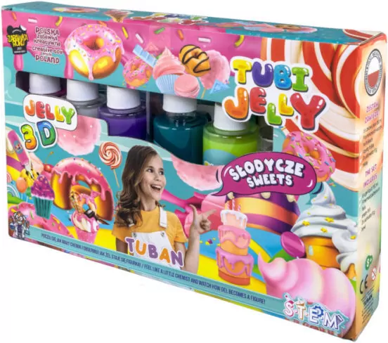Tubi Jelly 6 kolorów. Słodycze - tantis.pl