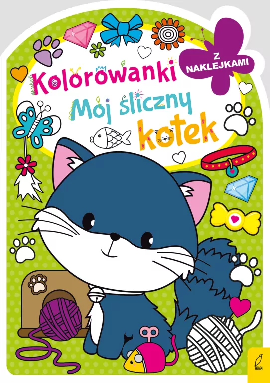 Mój śliczny kotek. Kolorowanka z wykrojnikiem - tantis.pl