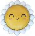 Balon foliowy Uśmiechnięta Stokrotka 60cm - tantis.pl